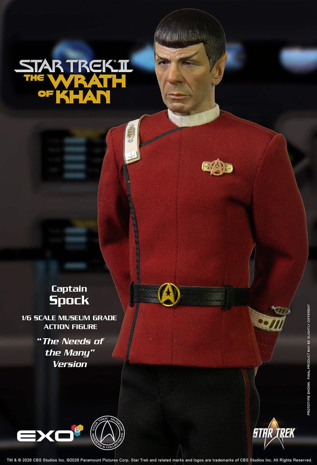Star Trek II The Wrath of Khan (1982): Captain Spock (Needs of the Many Version)