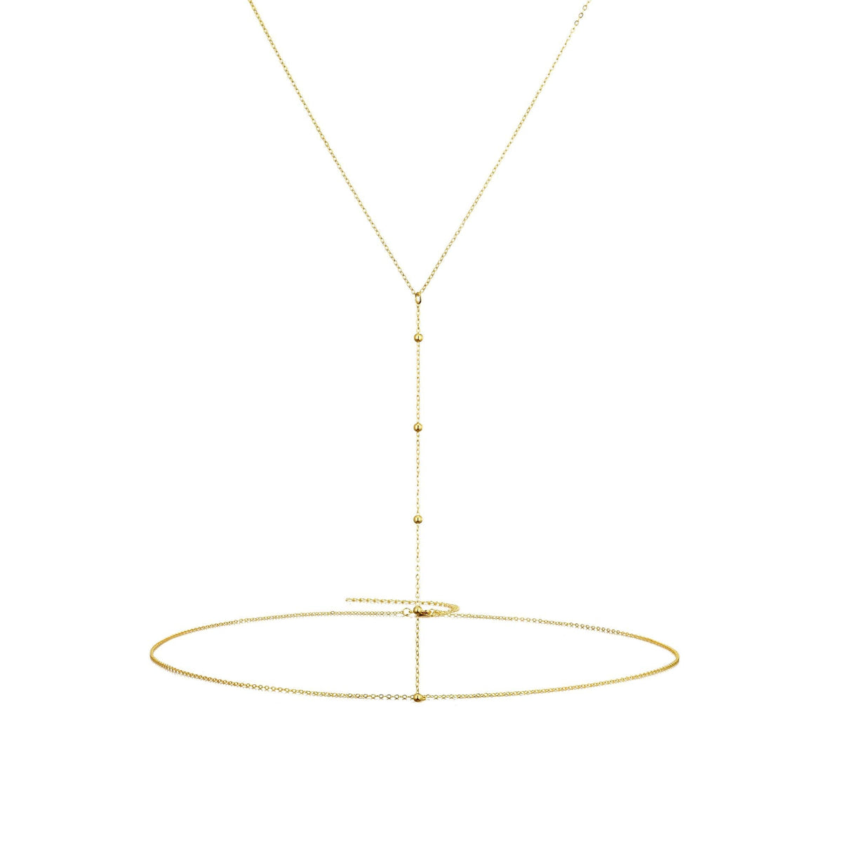 14k Gold Plated Adjustable Body Chain