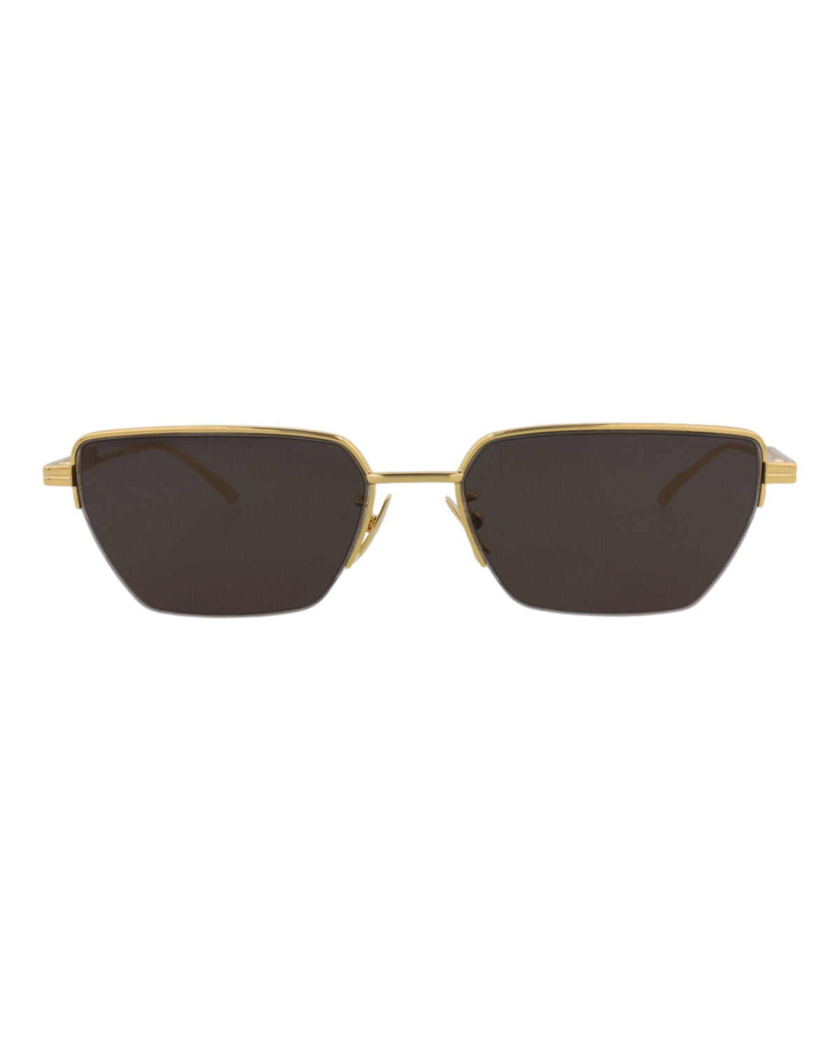 Square-Frame Metal Sunglasses
