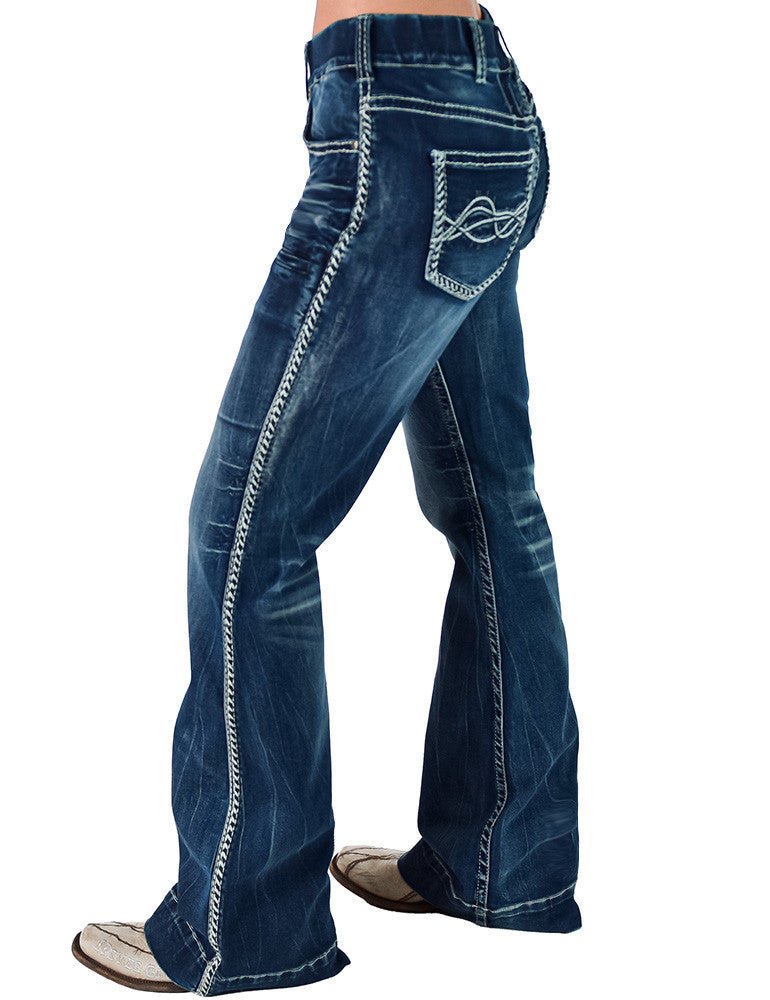Famous Pull-On Trouser Jeans by Cowgirl Tuff