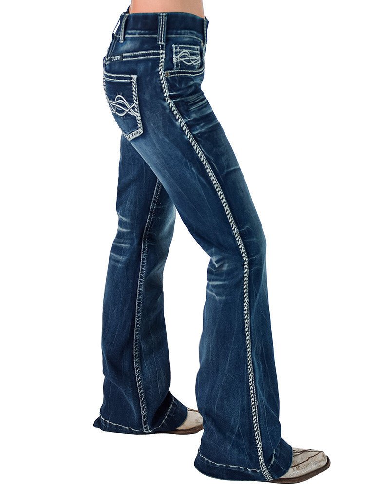 Famous Pull-On Trouser Jeans by Cowgirl Tuff