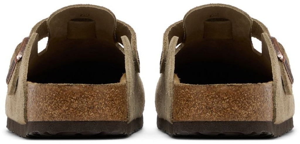 Birkenstock Boston Soft Footbed Suede Taupe