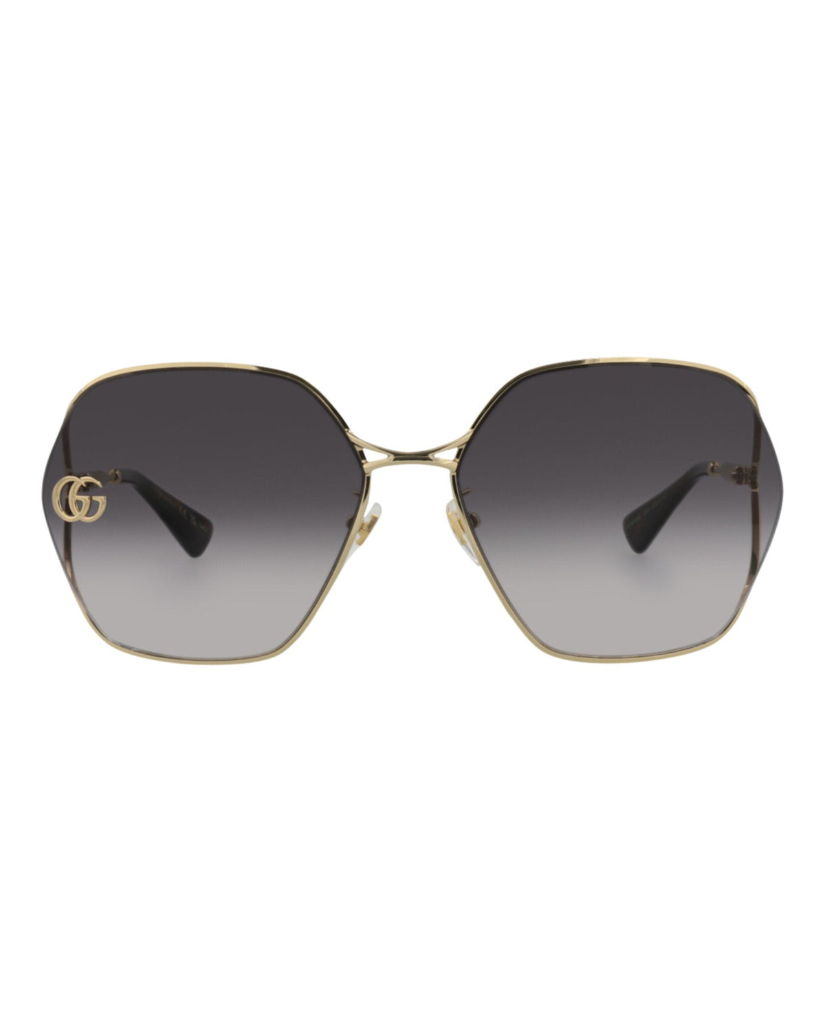 Round-Frame Metal Sunglasses