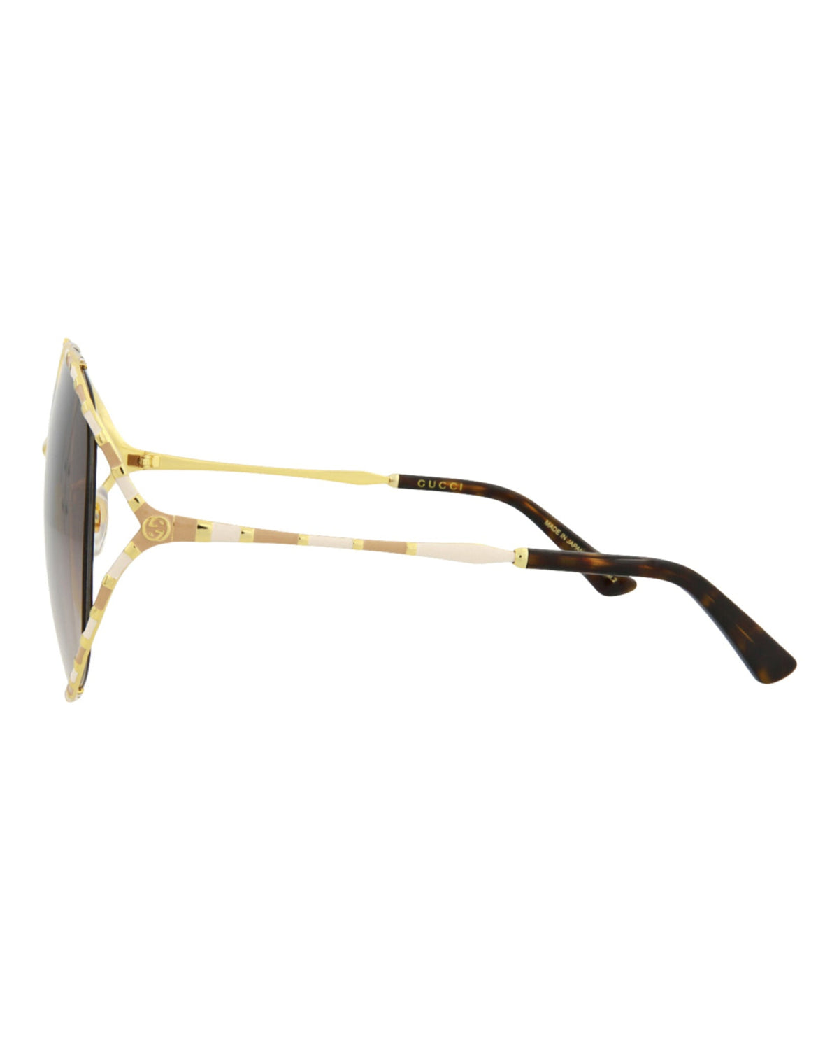 Round-Frame Metal Sunglasses