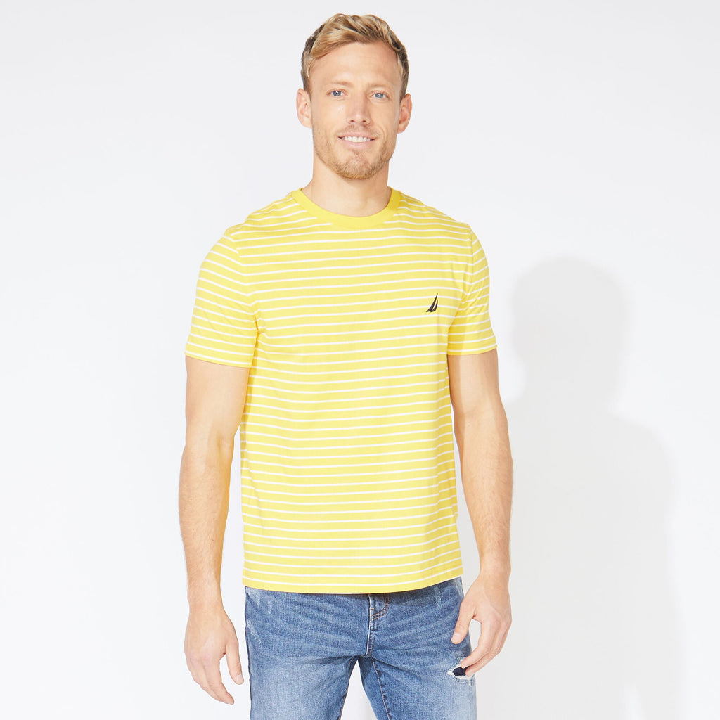 Nautica Mens Striped Crewneck T-Shirt