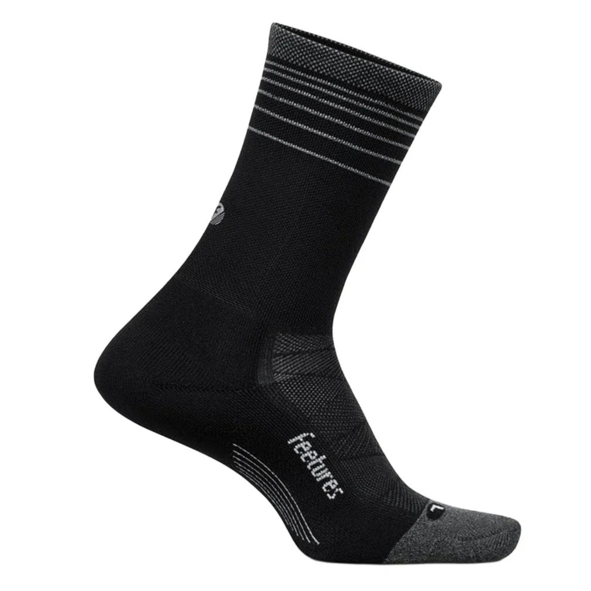 Feetures Elite Light Cushion Reflective Mini Crew Socks