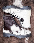 Fervence Hair-On Hide Boots by Myra Bag