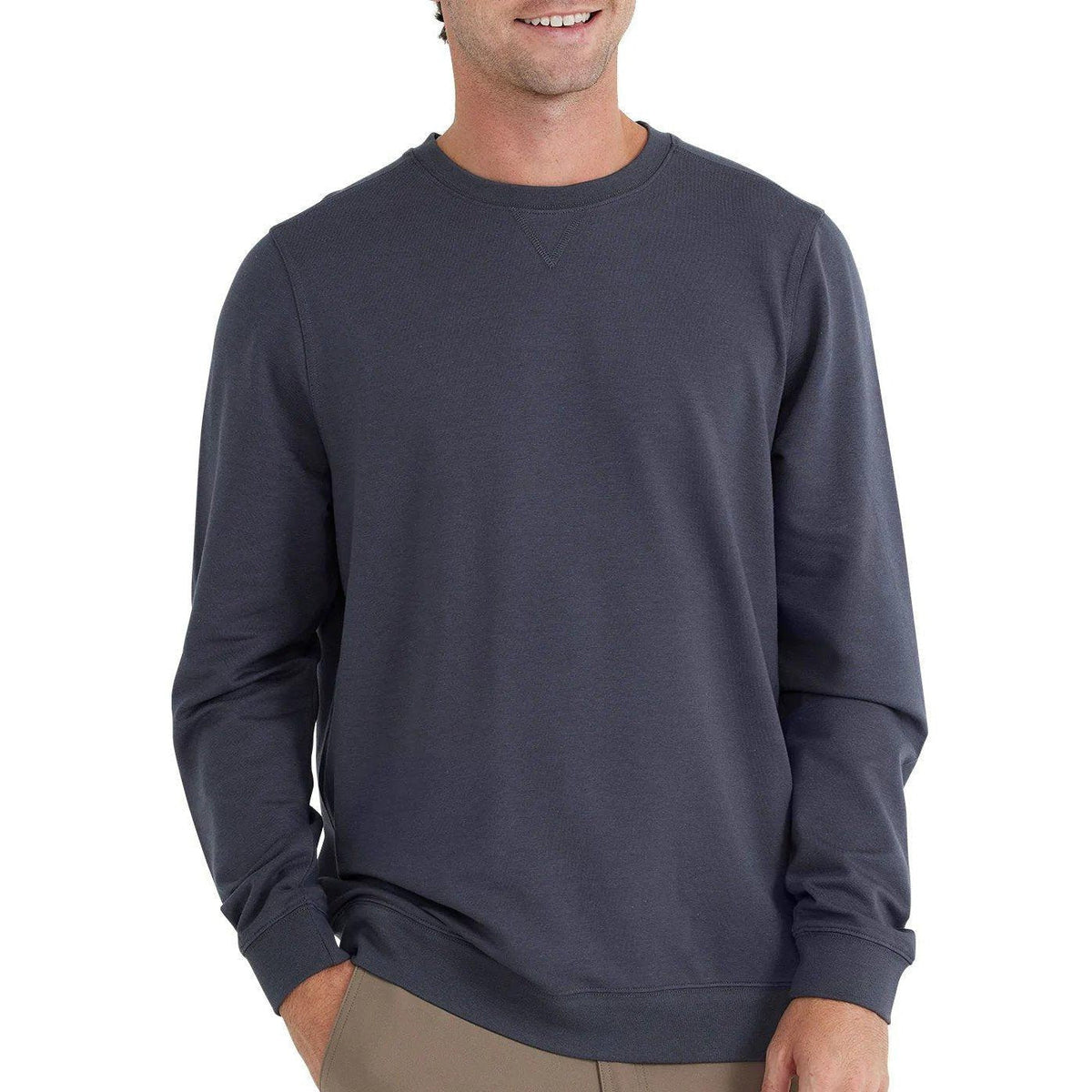 Free Fly Bamboo Heritage Fleece Crew – Men's