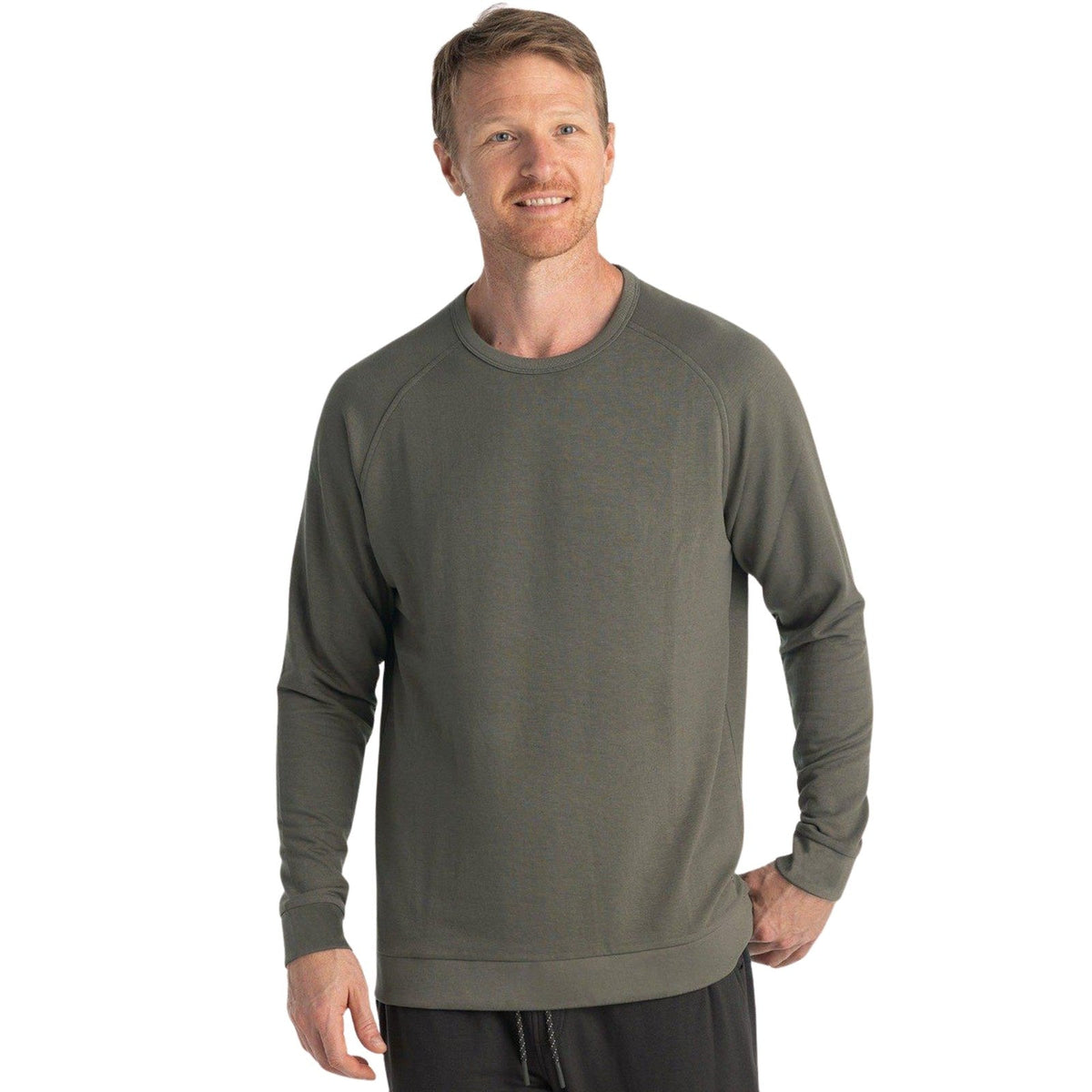 Free Fly Bamboo Lightweight Fleece Crew – Men's