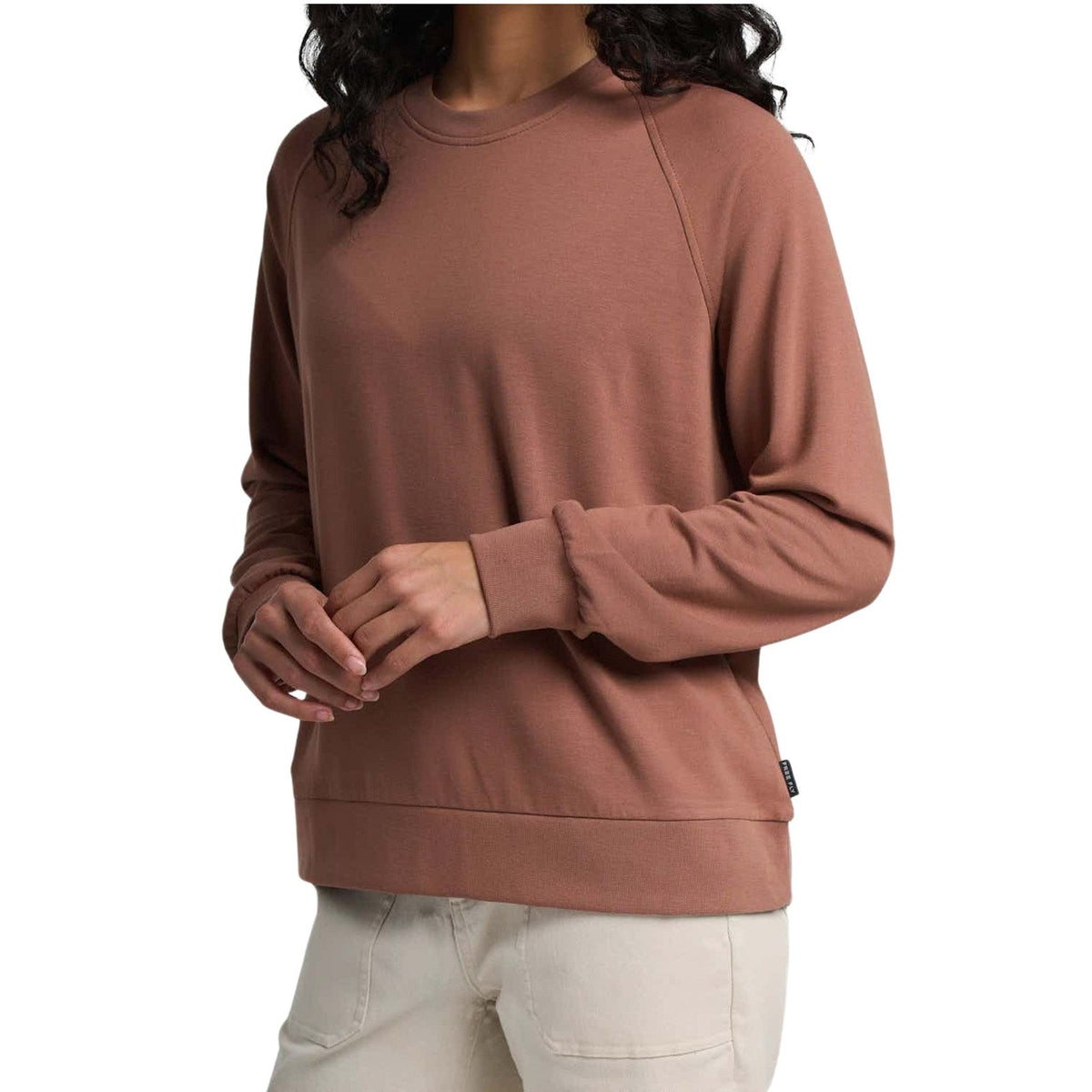 Free Fly Bamboo Lightweight Fleece Crew – Women's