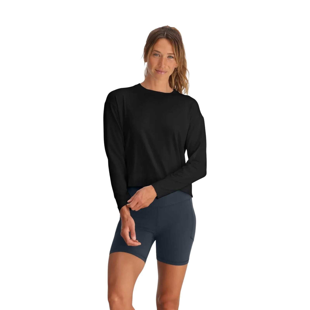 Free Fly Bamboo Shade Crossover Long Sleeve – Women's
