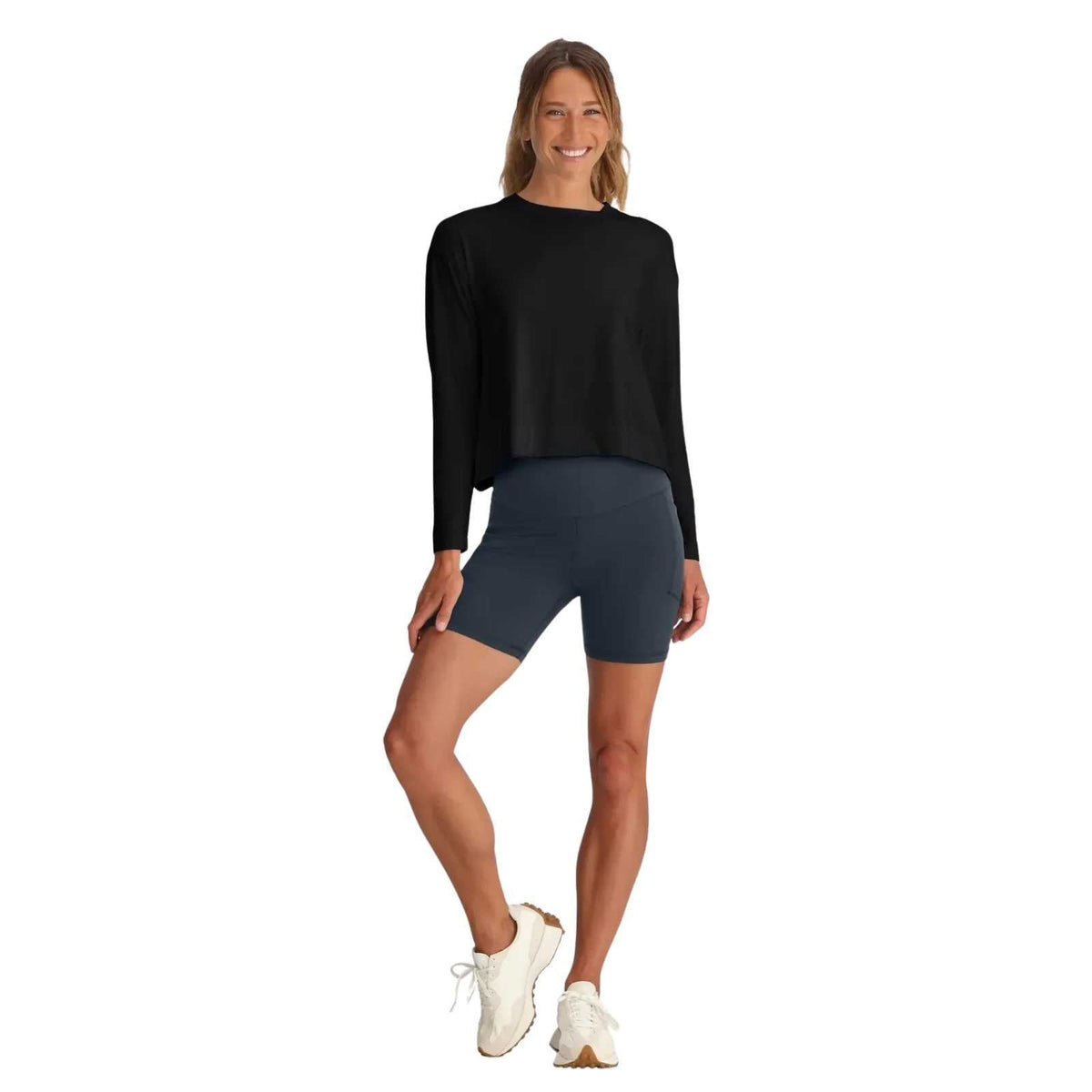 Free Fly Bamboo Shade Crossover Long Sleeve – Women's