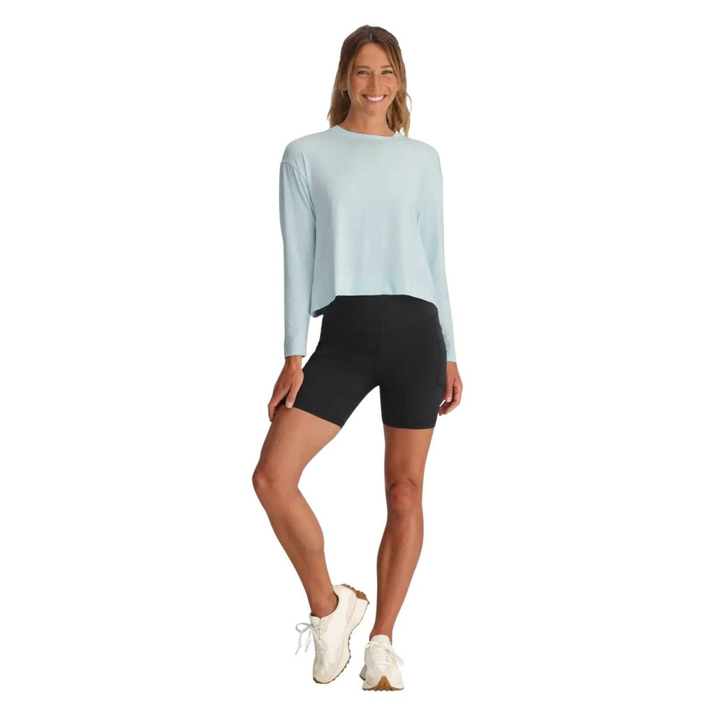 Free Fly Bamboo Shade Crossover Long Sleeve – Women's