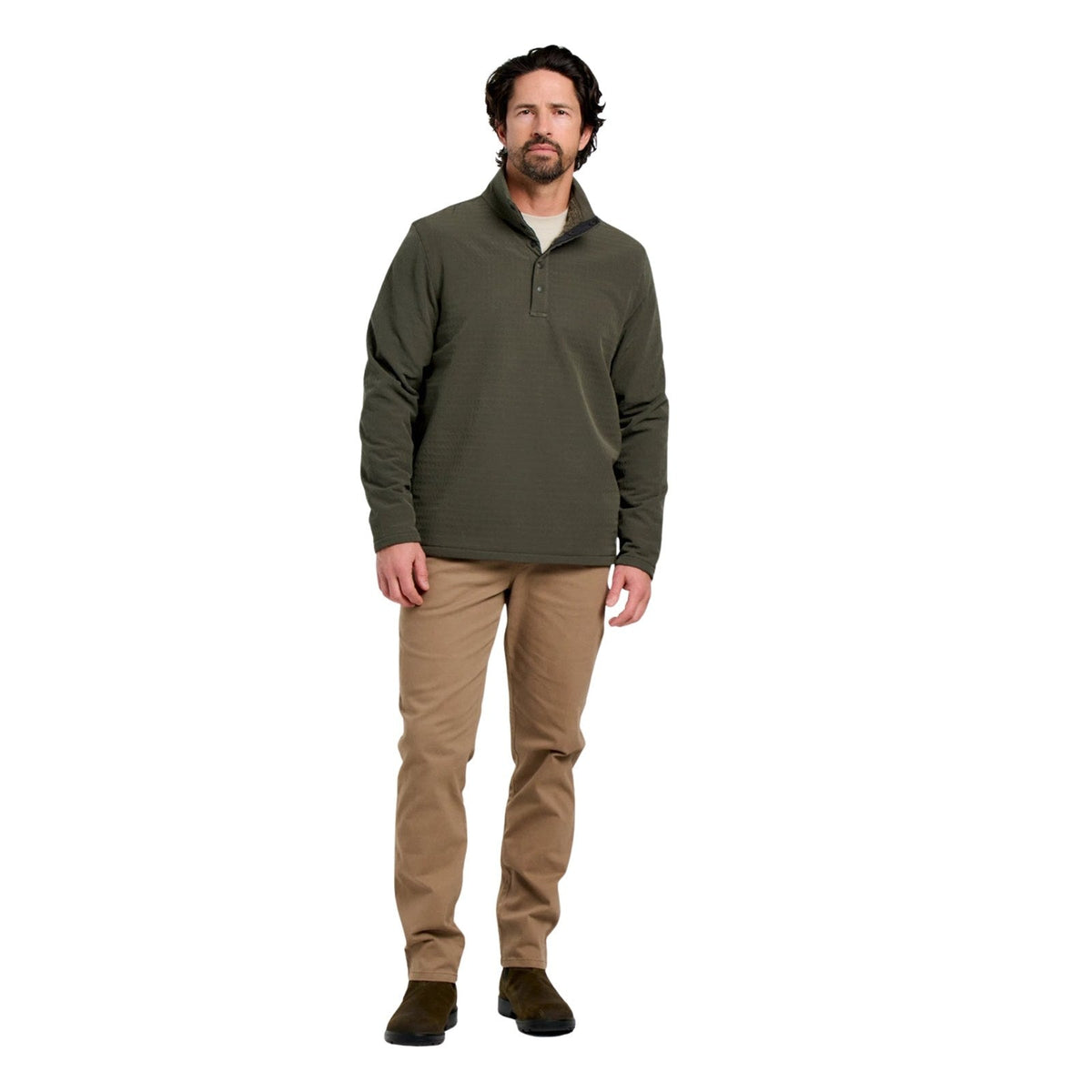 Free Fly Gridback Fleece Snap Pullover – Men's