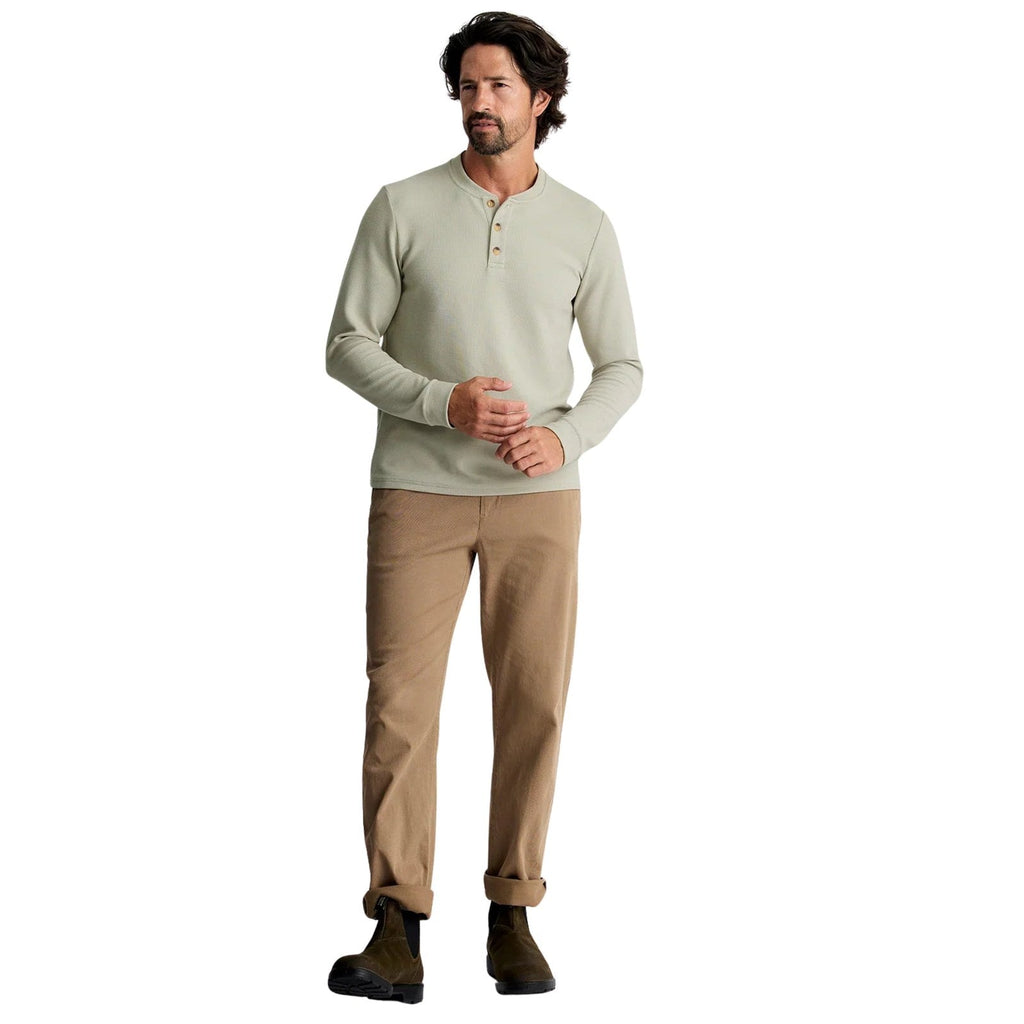 Free Fly Waffle Long Sleeve Henley – Men's