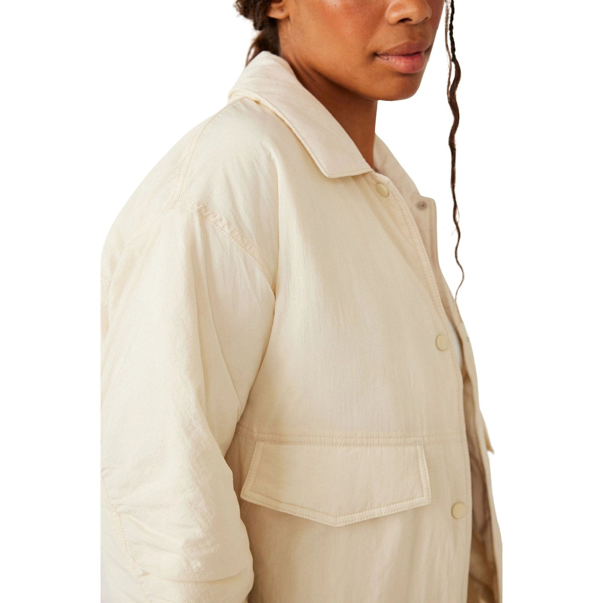 Free People Movement Off The Bleachers Coaches Jacket – Women's
