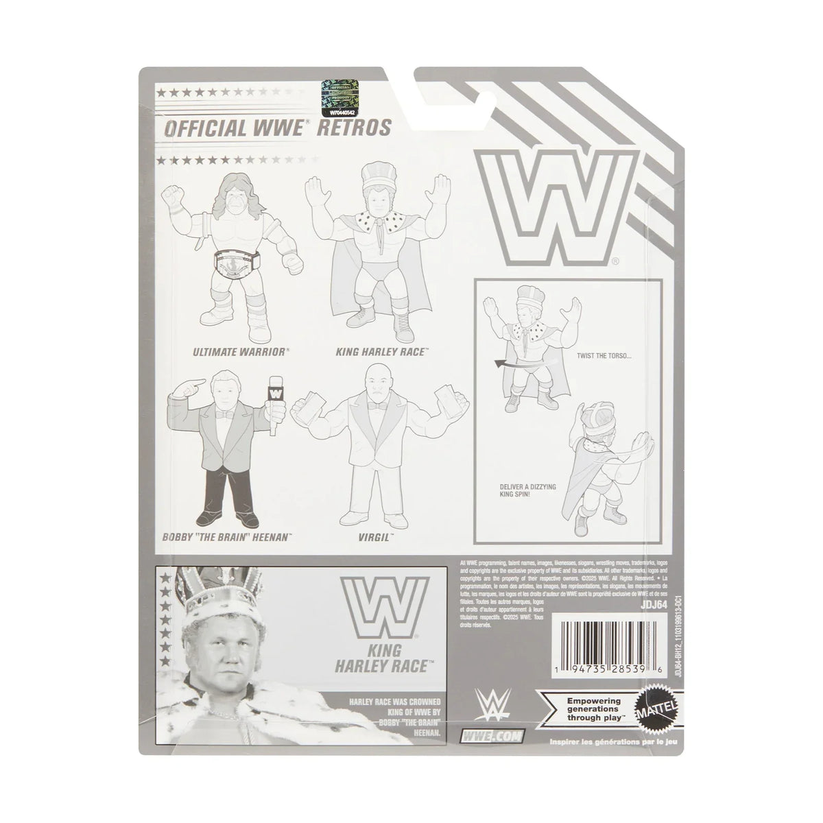 Harley Race (WWE Retro, Mattel) SEALED