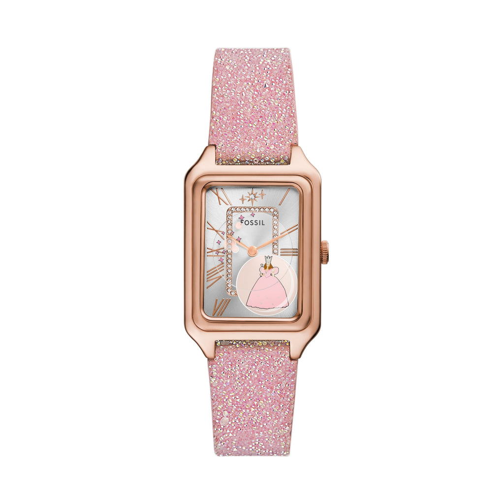 Fossil Women's The Wizard of Oz x Fossil Limited-Edition Glinda The Good Witch 26mm Three-Hand, Rose Gold-Tone Stainless