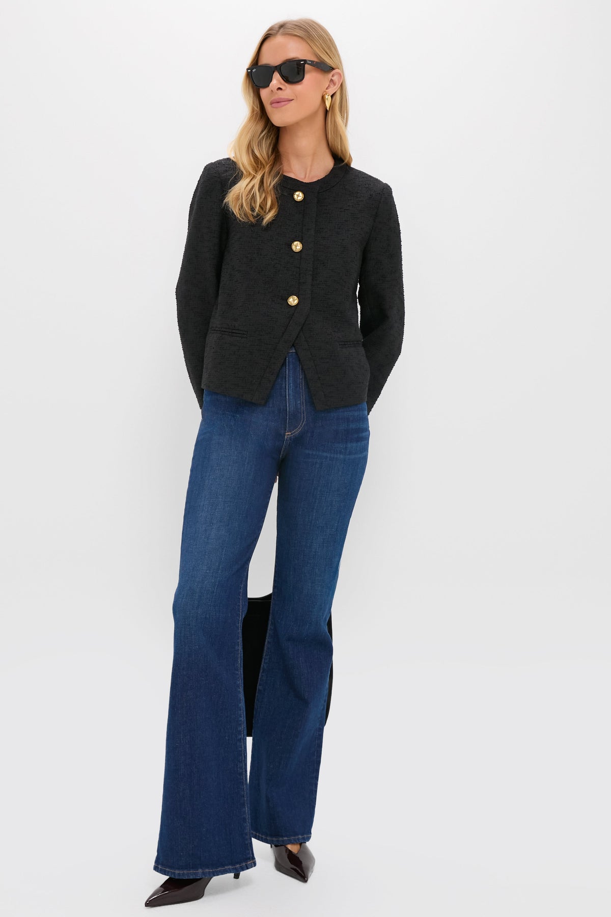 Black Tweed Sommers Jacket