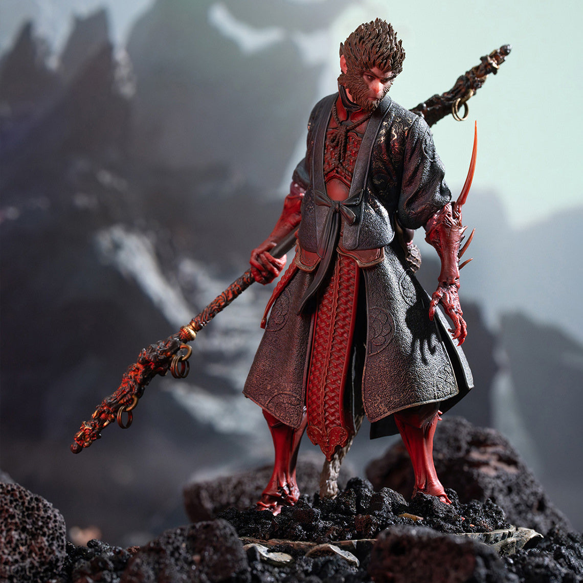 Black Myth Wukong: The Destined One in Yaksha’s Outrage Armor Set 1/12 Scale