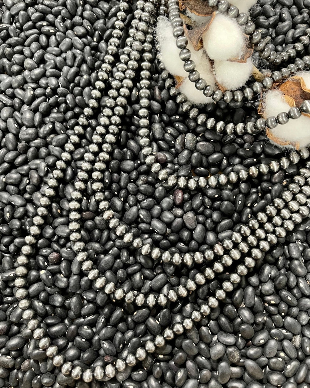 Gatton Navajo Style Pearl Layer Fashion Necklace