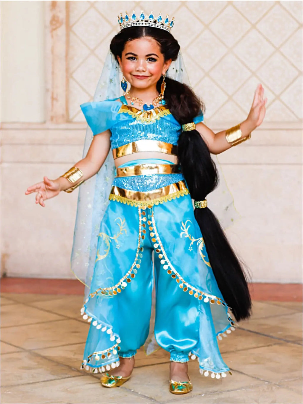 Arabian Nights Princess 2-Piece Costume Set