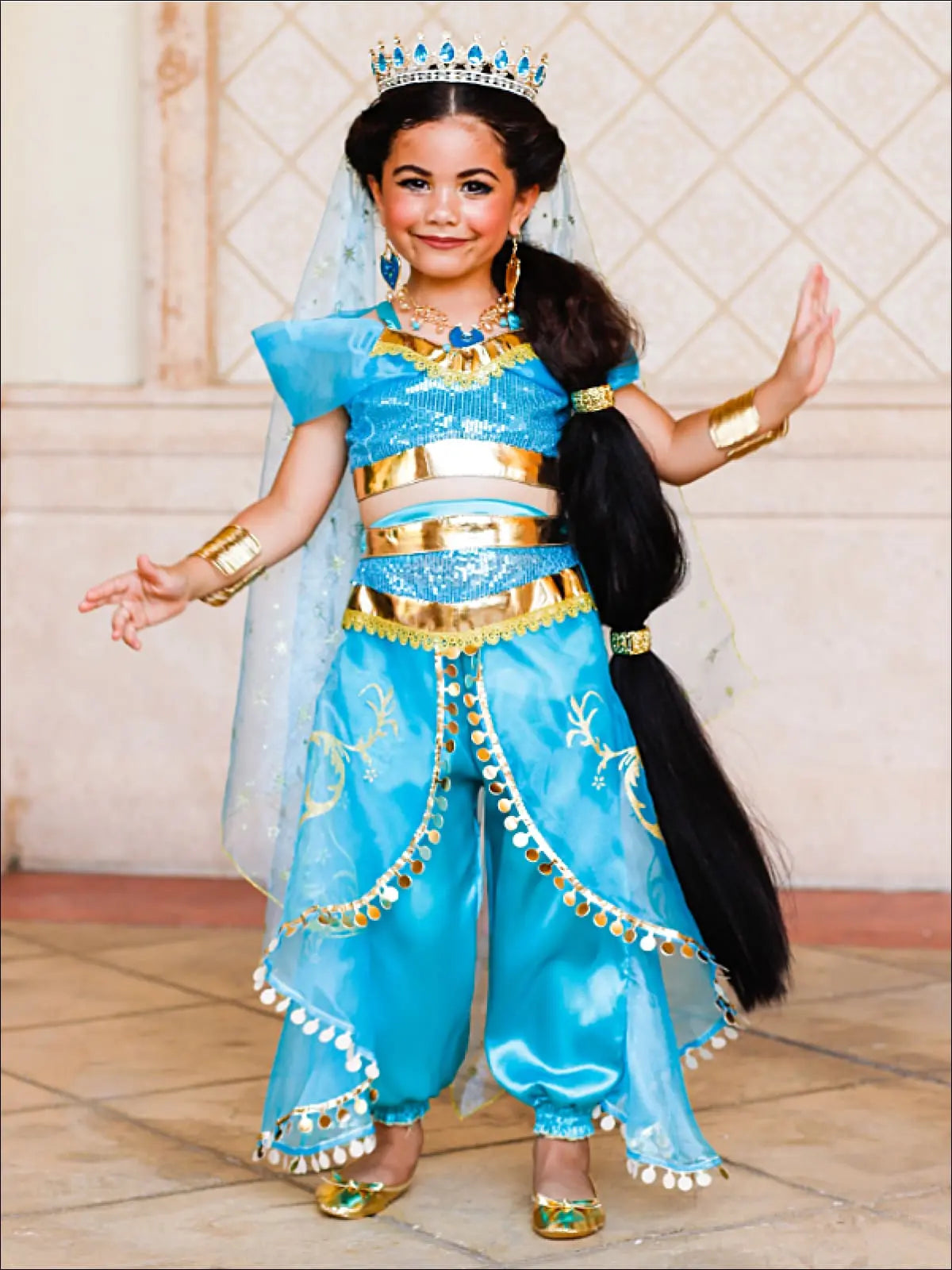 Arabian Nights Princess 2-Piece Costume Set