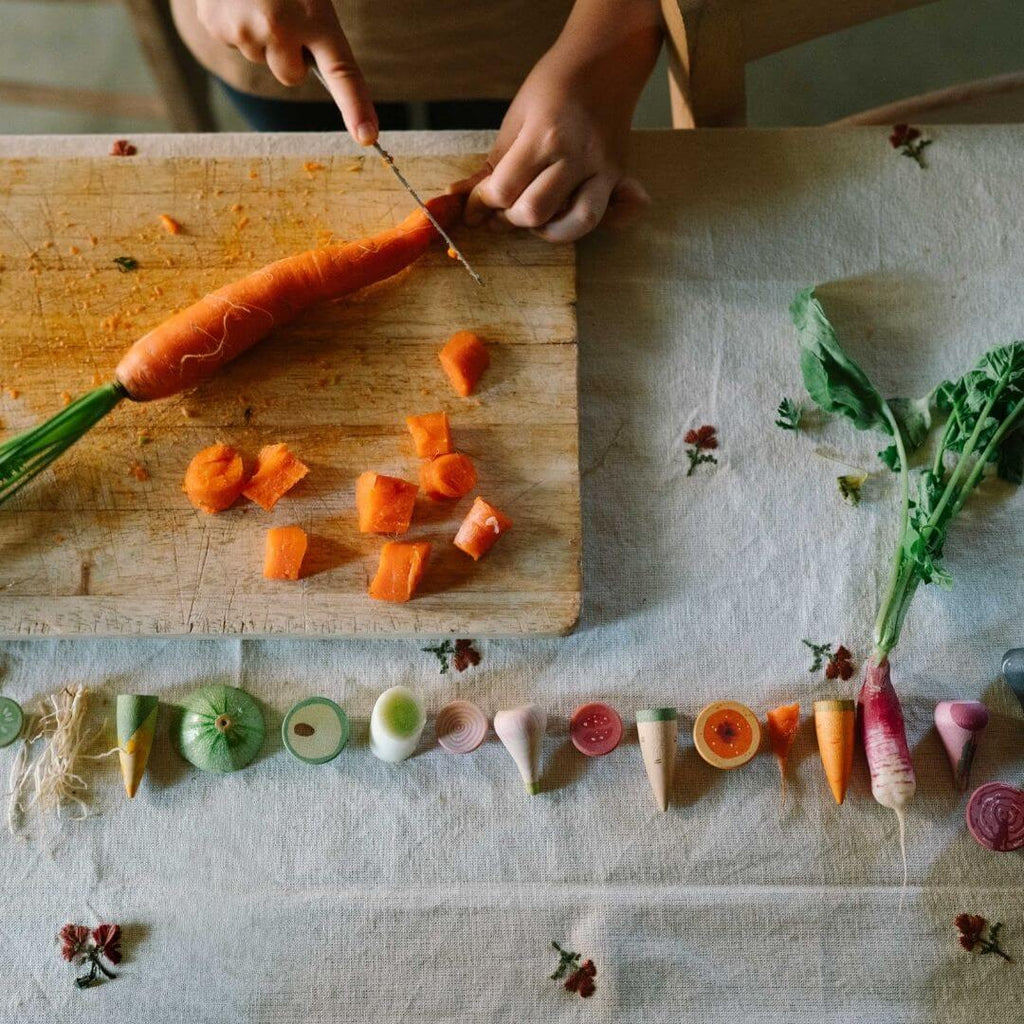 Wooden Veggies Play Set