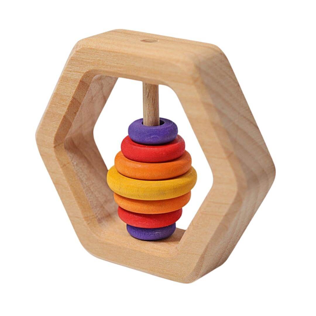 Honeycomb Hexagon Baby Rattle