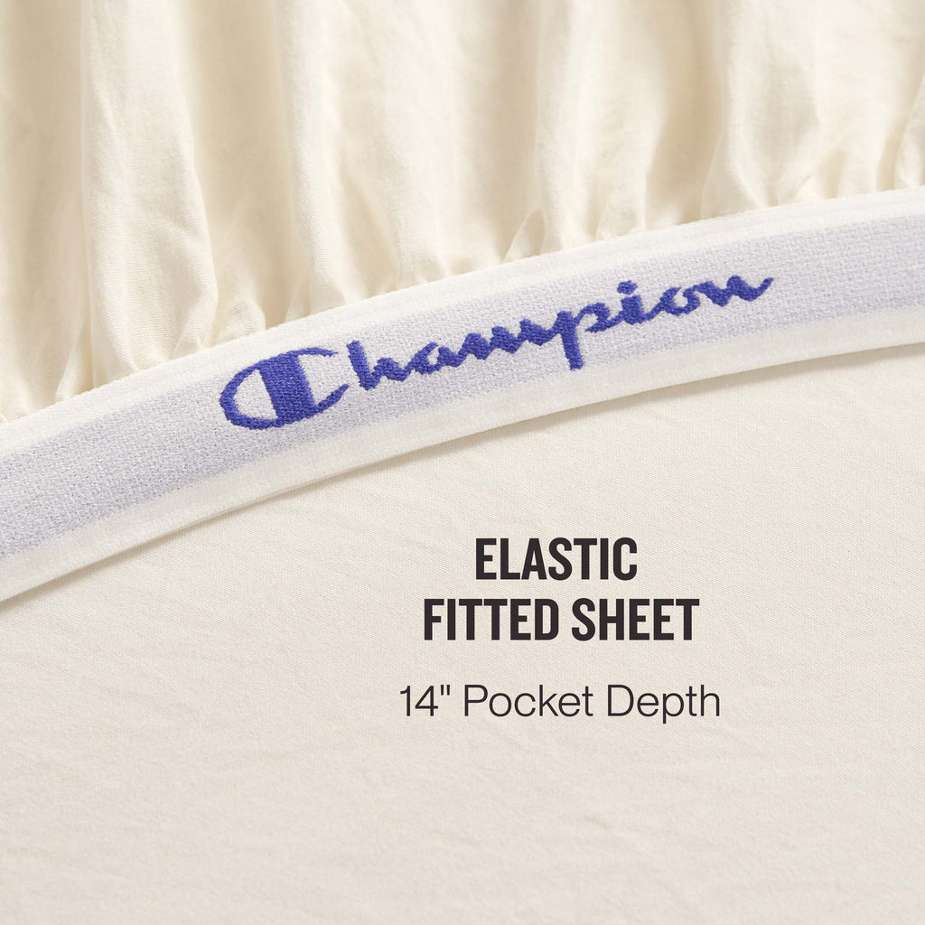 Elastic Logo Microfiber Sheet Set