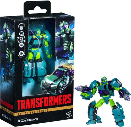 HASBRO COLLECTIBLES: TRANSFORMERS - AGE OF PRIMES - DELUXE CLASS FUGITIVE WASPINATOR ACTION FIGURE