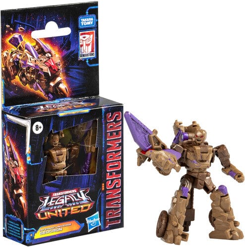 HASBRO COLLECTIBLES: TRANSFORMERS- LEGACY UNITED- CORE CLASS INFERNAC UNIVERSE GEOCRON ACTION FIGURE