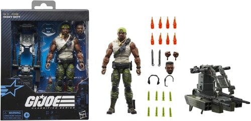 Hasbro: G.I. Joe Classified Series - Heavy Duty with Man-Portable Heavy Weapons System