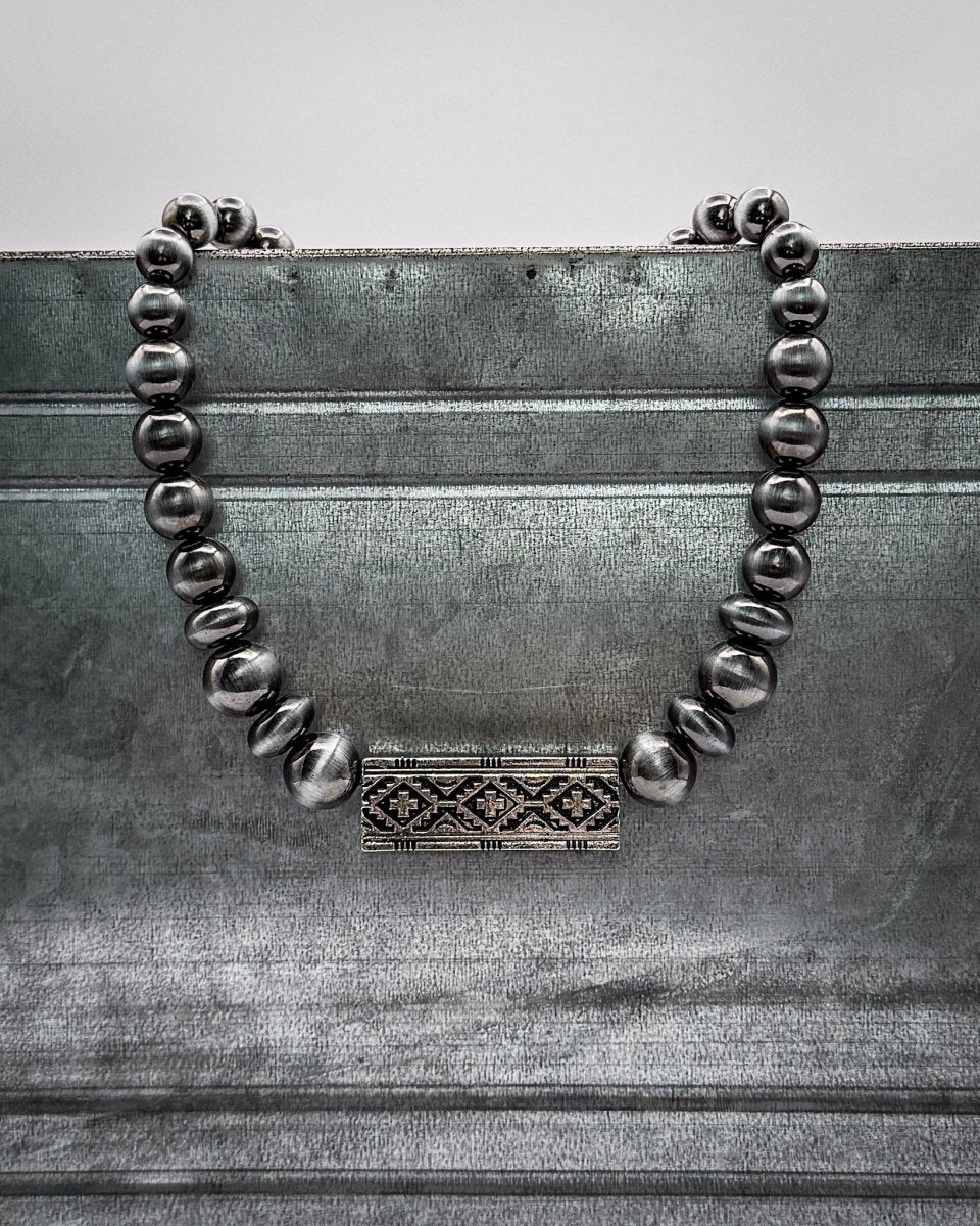 Hawthorn Beaded Fashion Bar Necklace