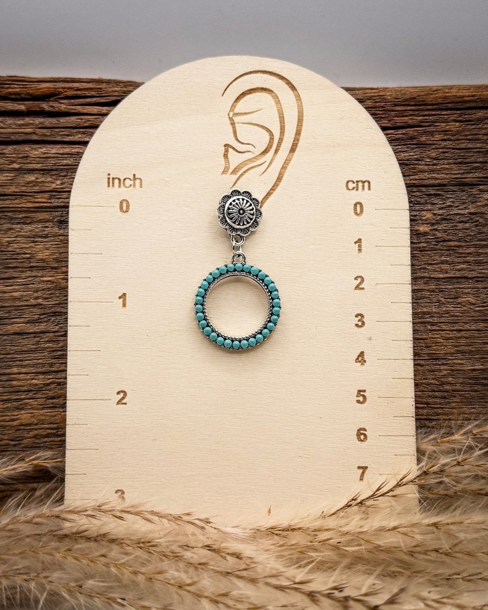 Heirloom Halo Fashion Dangle Hoop Earrings
