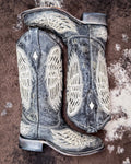 Holy Wild Square Toe Boots in Worn Black by Corral