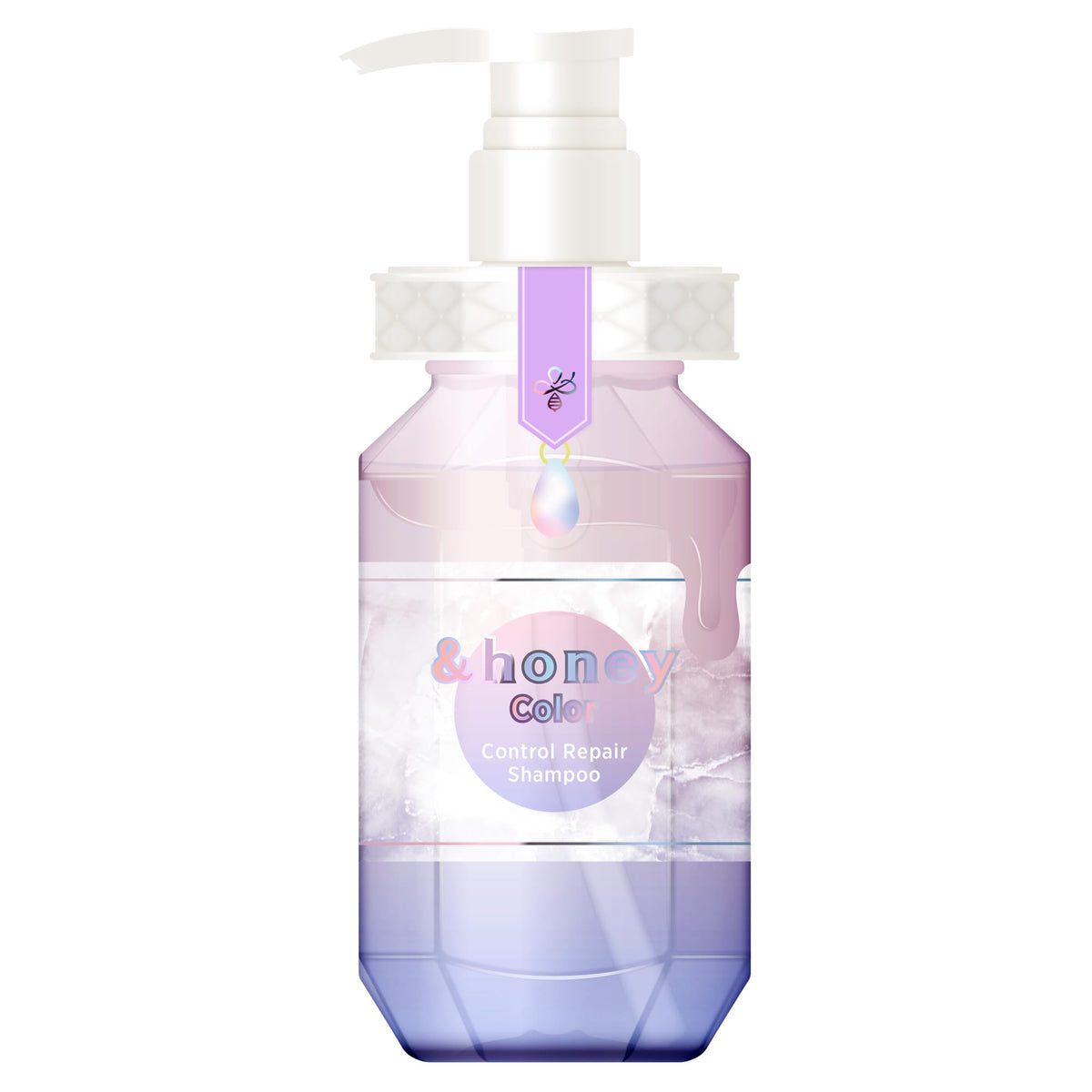 &honey 焕彩修护洗发水 色彩持久 Muguet Honey香型 440mL