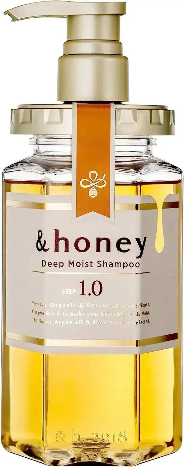 &amp;HONEY Deep Moist 1.0保湿洗发水440ml+2.0护发素445g套装