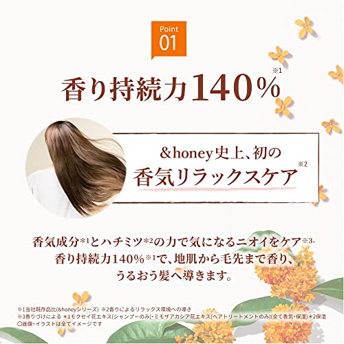 &HONEY Fleur 1.0金桂花香洗发水 持久留香 450ml