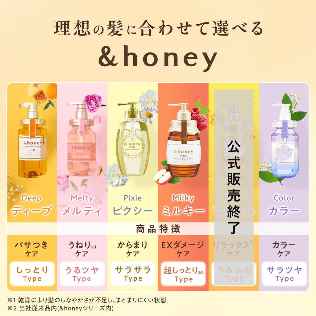 &honey×LuLuLun 限定柔润修护洗发水护发素套装 含面膜