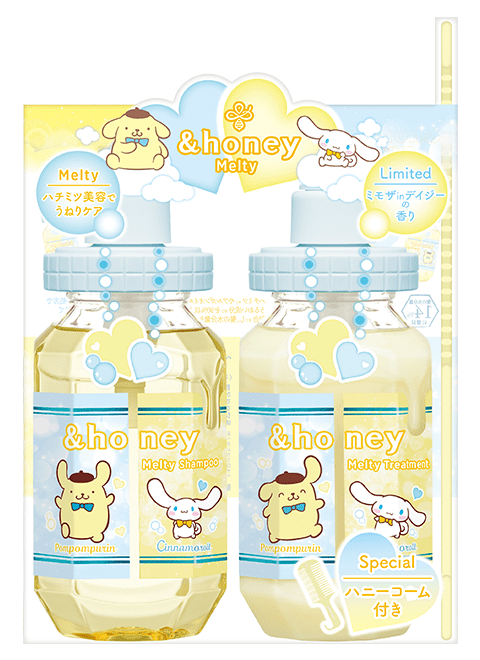 &honey 溶脂修复洗发水护理套装 Cinnamoroll Pompompurin 限量版