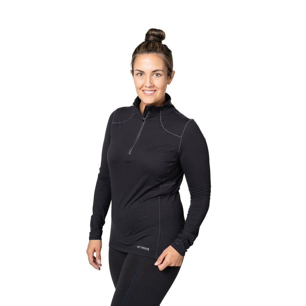 Hot Chillys Clima-Tek Zip T Base Layer – Women's