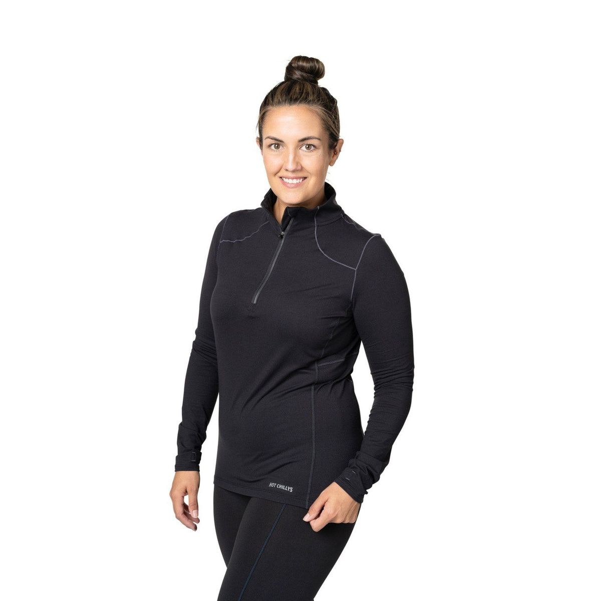 Hot Chillys Clima-Tek Zip T Base Layer – Women's