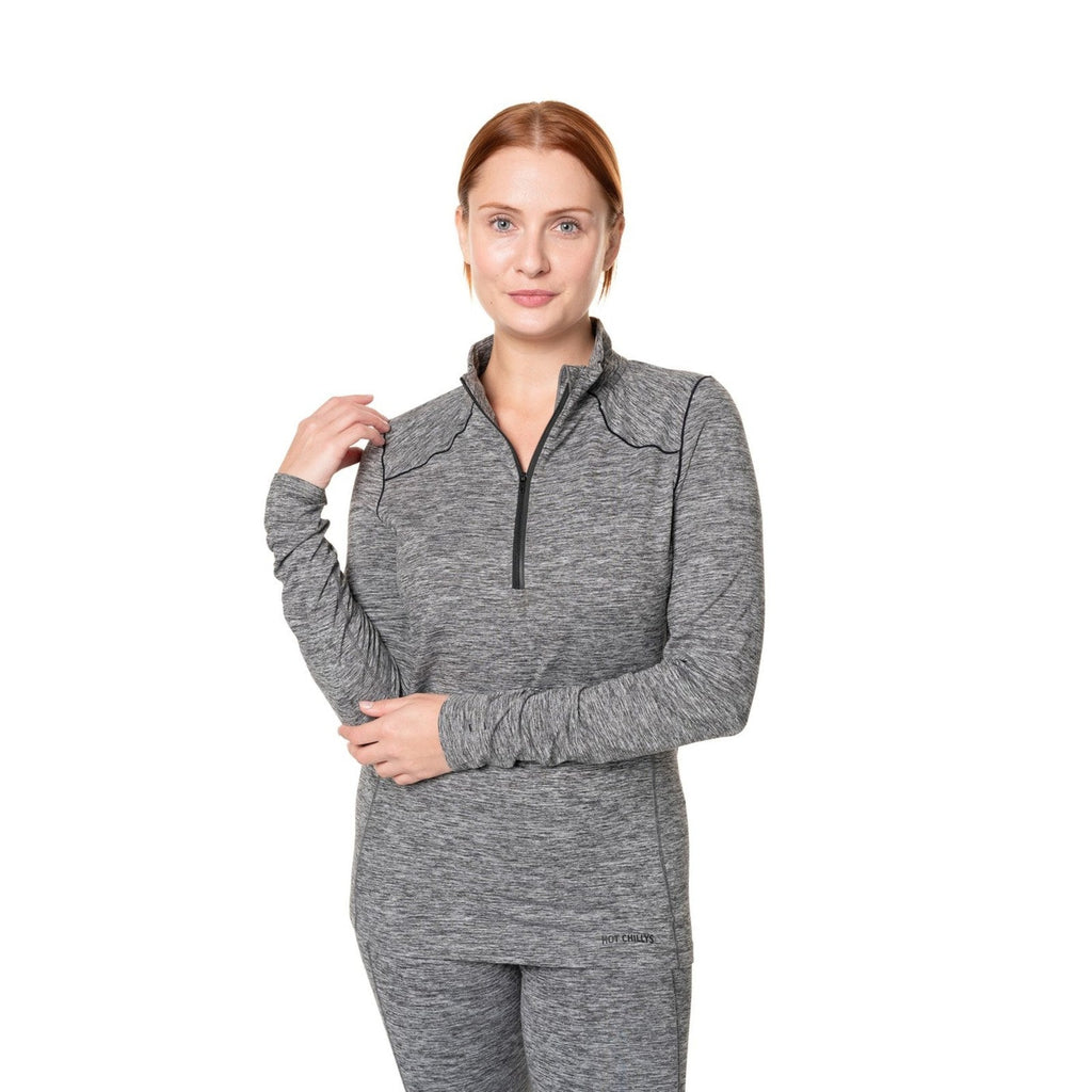 Hot Chillys Clima-Tek Zip T Base Layer – Women's