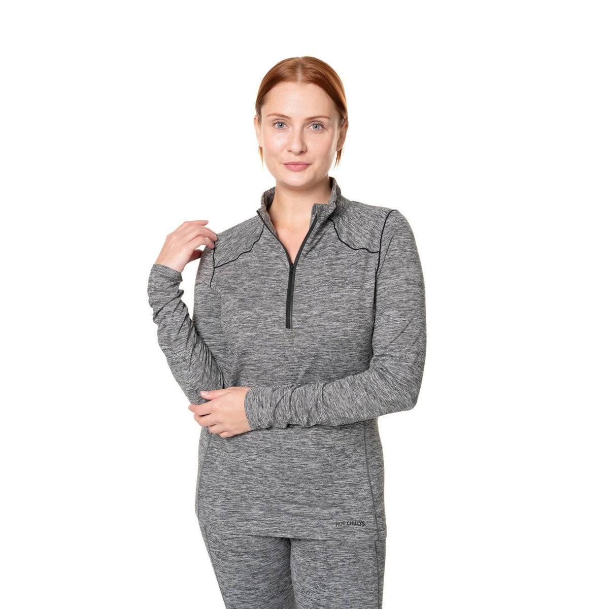 Hot Chillys Clima-Tek Zip T Base Layer – Women's