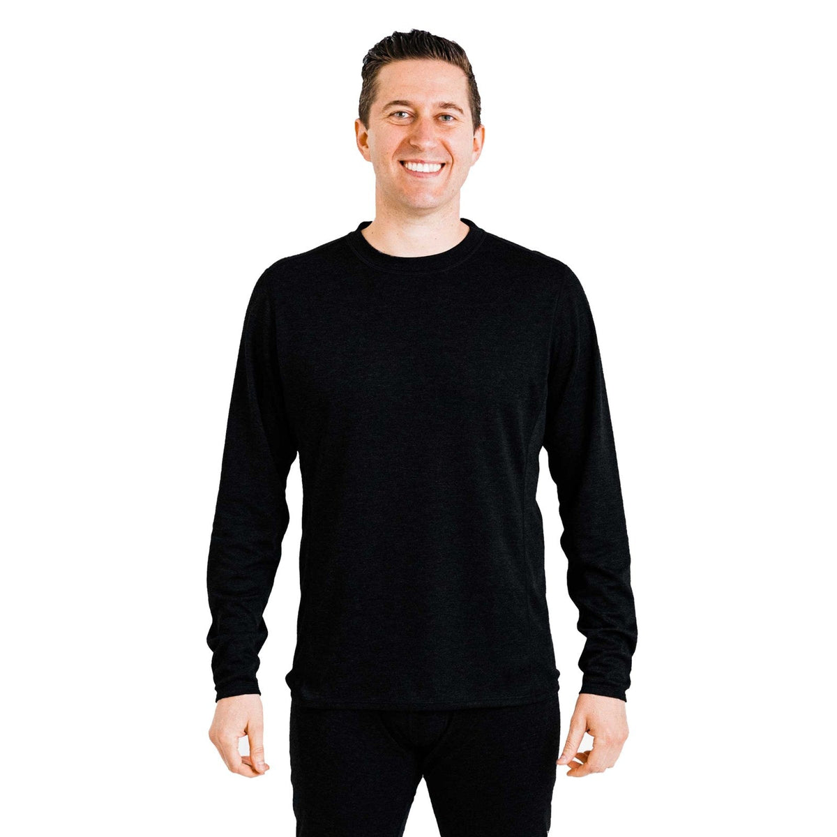Hot Chillys Double Layer Crewneck Base Layer Top – Men's