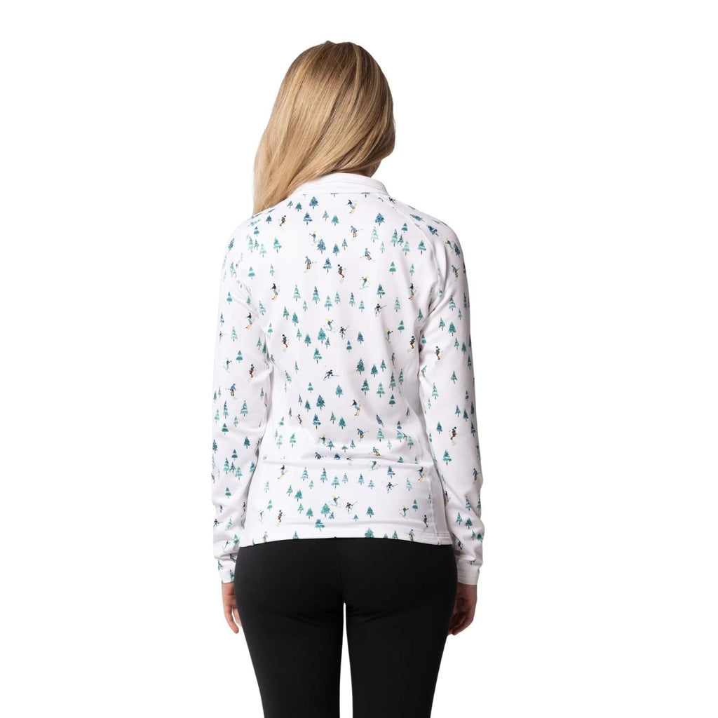 Hot Chillys Micro-Elite Chamois Blocking Zip-T – Women's
