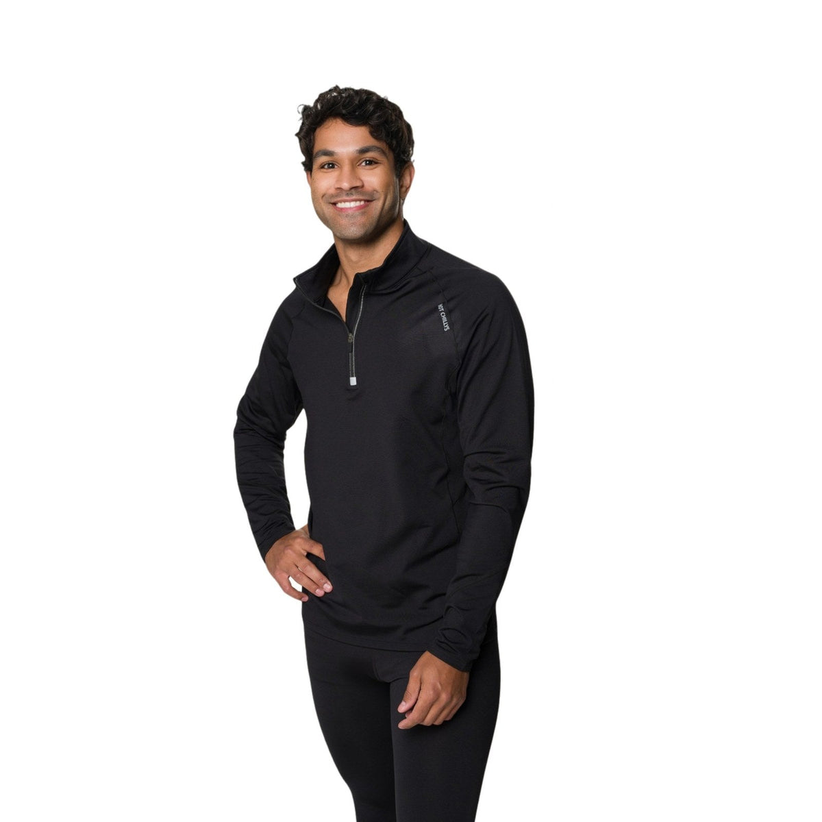 Hot Chillys Micro-Elite Chamois Zone Zip-T – Men's