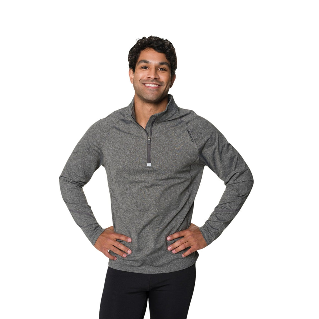 Hot Chillys Micro-Elite Chamois Zone Zip-T – Men's