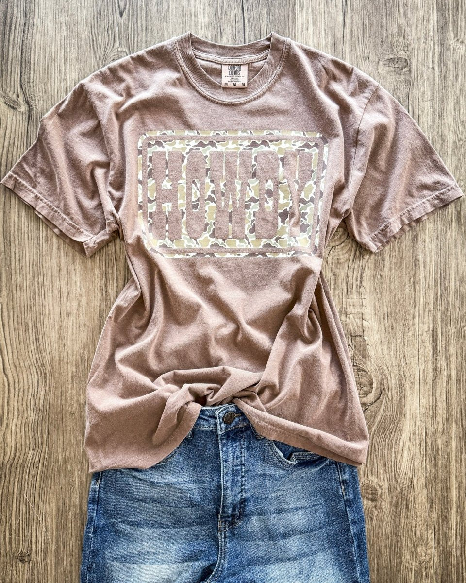 Howdy Camo Graphic Tee
